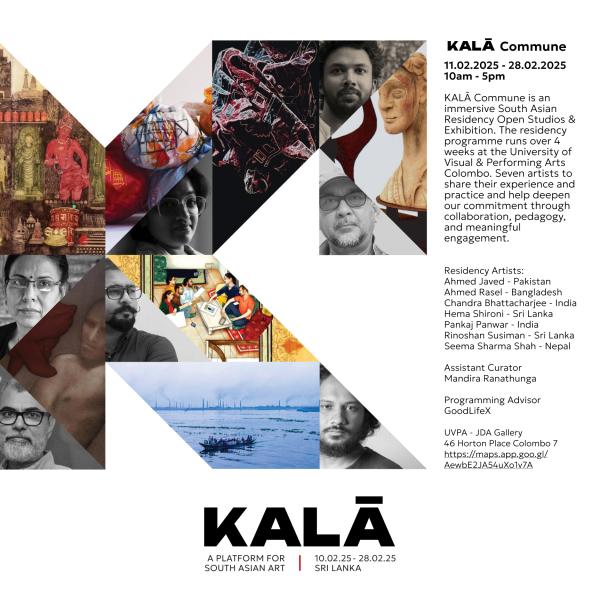 KALĀ Commune Exhibition 11.02.2025 - 28.02.2025  10am - 5pm